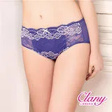 【可蘭霓Clany】甜美雙卉蕾絲M-XL內褲(閃耀藍 3016-53) 透氣 台灣製