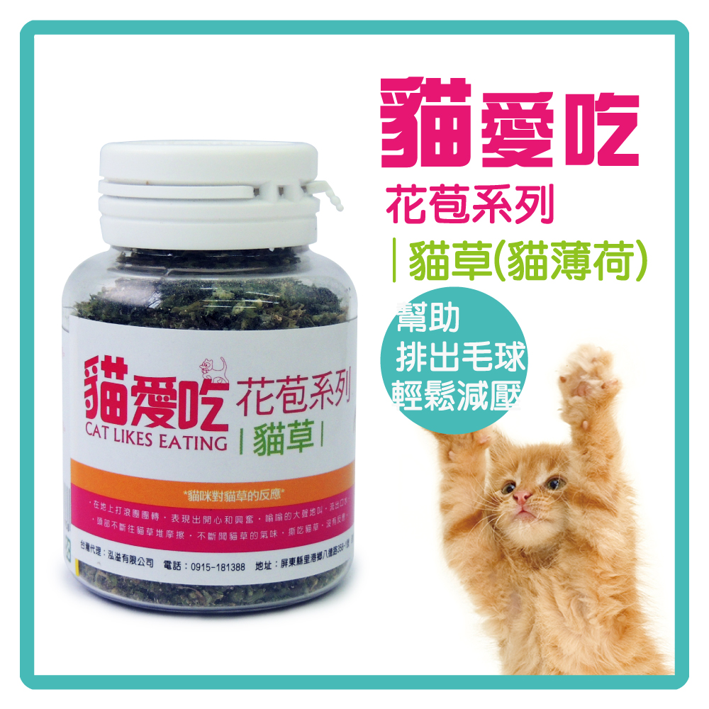 貓愛吃-花苞系列貓草(貓薄荷) 10g*2罐組 (D632A05)