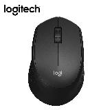 【logitech 羅技】m331 silent plus 靜音無線滑鼠 黑