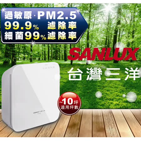 SANLUX 台灣三洋 10坪用空氣清淨機 ABC-M7