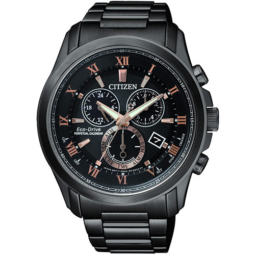 CITIZEN 星辰 亞洲限量光動能萬年曆羅馬時標腕錶/43mm/BL5545-50E