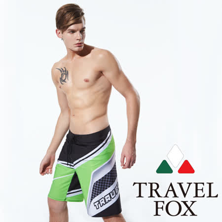 TRAVELFOX 旅狐
休閒風寬口泳褲C15918
