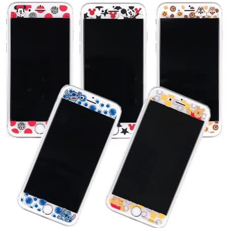 【Disney 】9H強化玻璃彩繪保護貼-大人物 iPhone 6 /6s