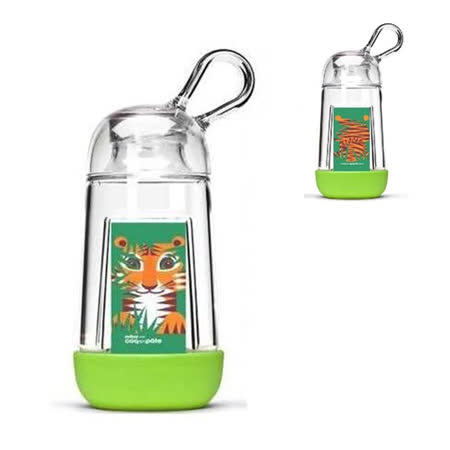 【BabyTiger虎兒寶】COQENPATE 法國無毒環保BB瓶 - 綠色