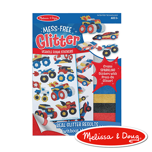 美國瑪莉莎 Melissa & Doug 勞作DIY - 閃亮轉印貼 - 快樂車輛