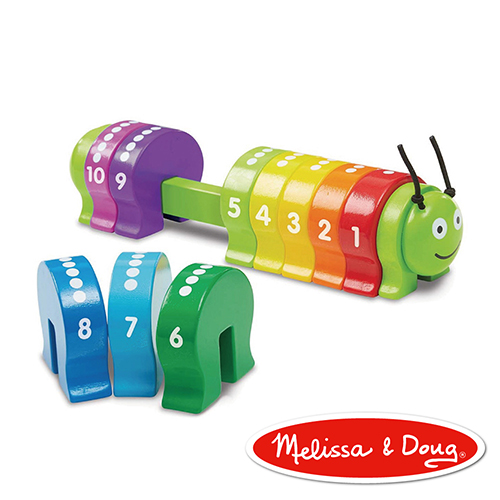 美國瑪莉莎 Melissa & Doug 益智遊戲 - 計數毛毛蟲