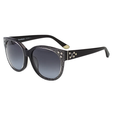 Juicy Couture 復古 太陽眼鏡 (銀蔥黑)JUC801FS