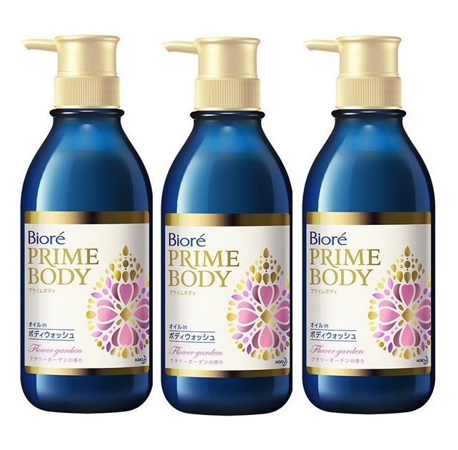 Biore 極緻精華油沐浴乳-盛綻花宴 (500mlx3入)