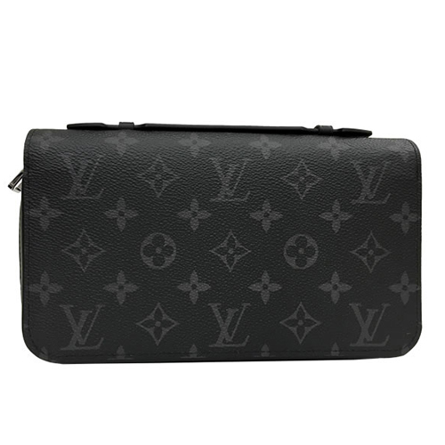 Louis Vuitton LV M61698 Zippy XL 黑經典花紋護照手機長夾_預購