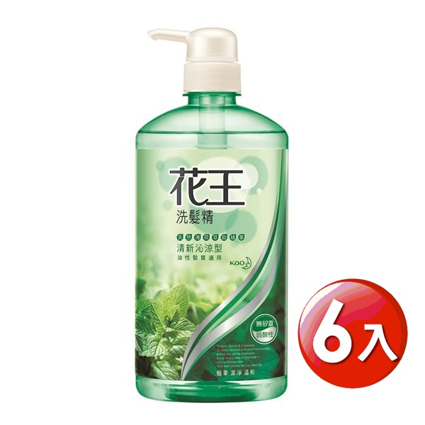 花王 
洗髮精-清新沁涼型6入組