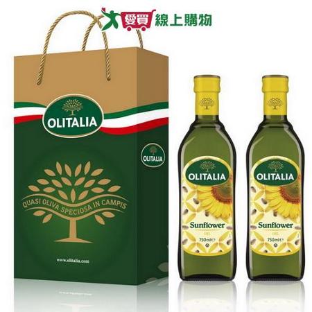 Olitalia奧利塔 葵花油禮盒組 750mlx2瓶