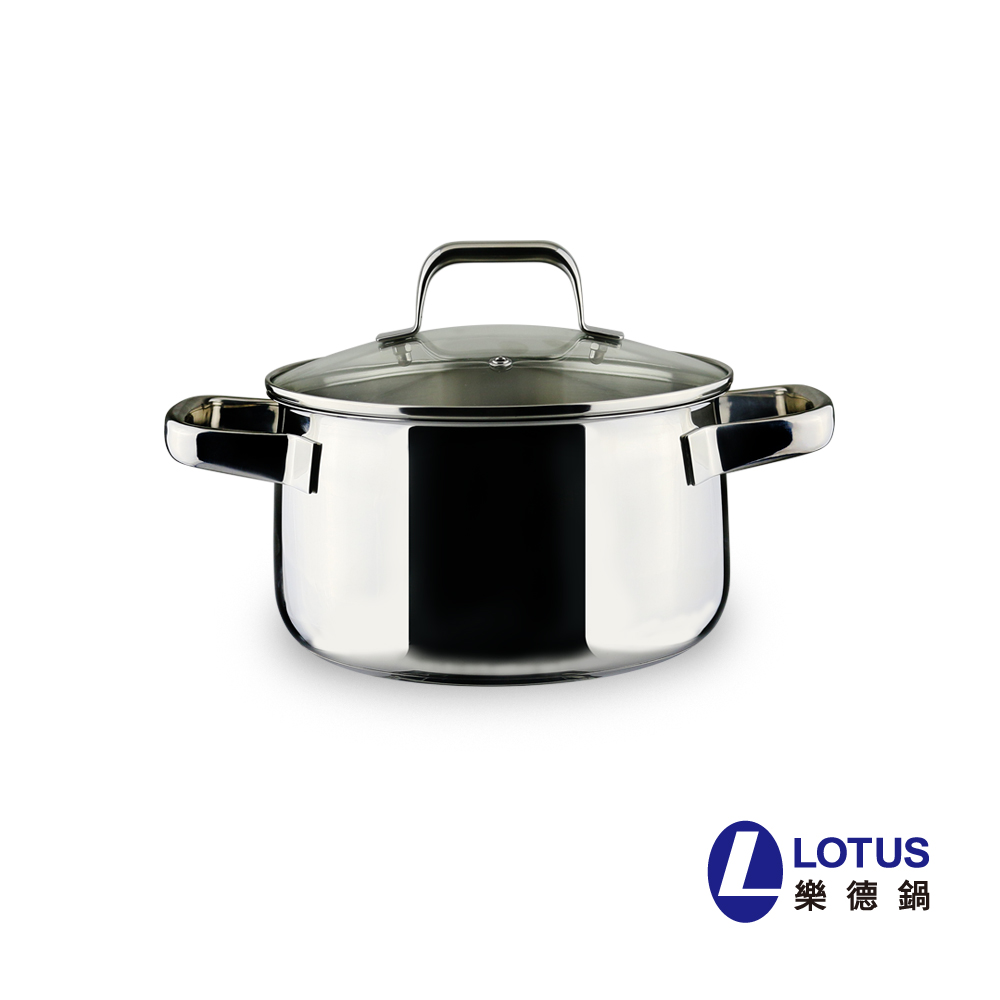 【LOTUS樂德鍋】倍麗鮮味雙耳湯鍋20cm