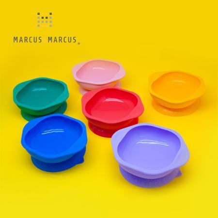 【MARCUS＆MARCUS】動物樂園矽膠防漏幼兒學習吸盤碗-大象(綠)