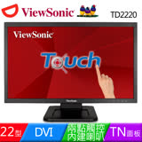 ViewSonic 優派 TD2220 22 型雙介面光學觸控液晶螢幕