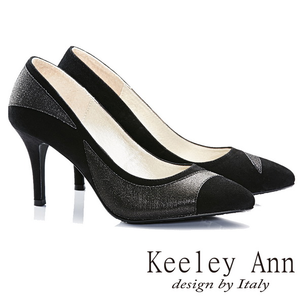 Keeley Ann
簡約麂皮拼貼高跟鞋