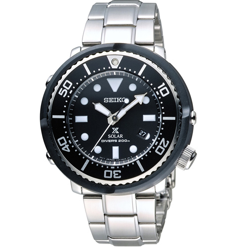 SEIKO 精工 Prospex SCUBA 鮪魚罐頭太陽能限量腕錶 V147-0AX0D SBDN021J