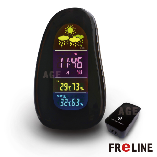 FRELINE_鵝卵石天氣時鐘FT-MS368