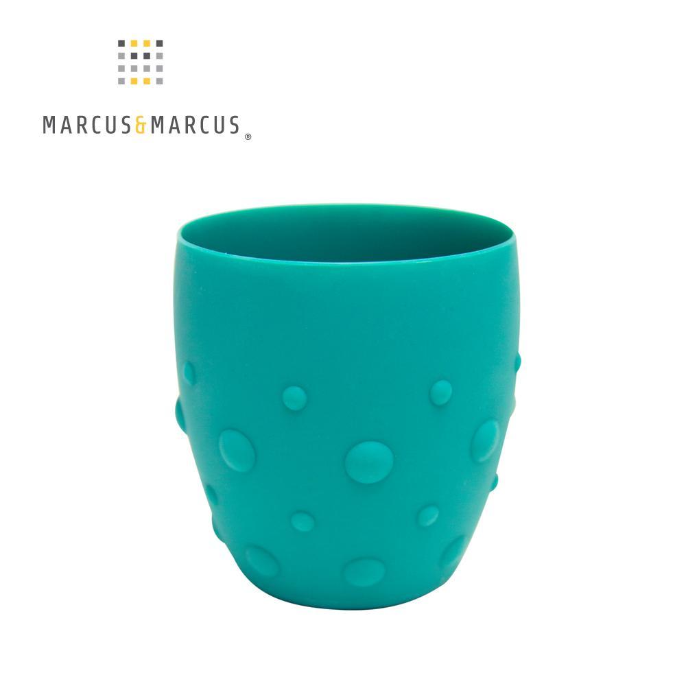 【MARCUS&MARCUS】動物樂園矽膠防滑學習杯-大象(綠)