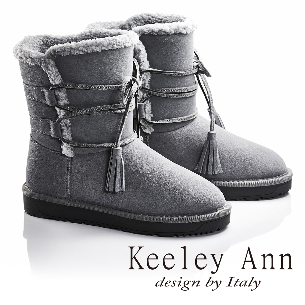 Keeley Ann
流蘇真皮中筒靴