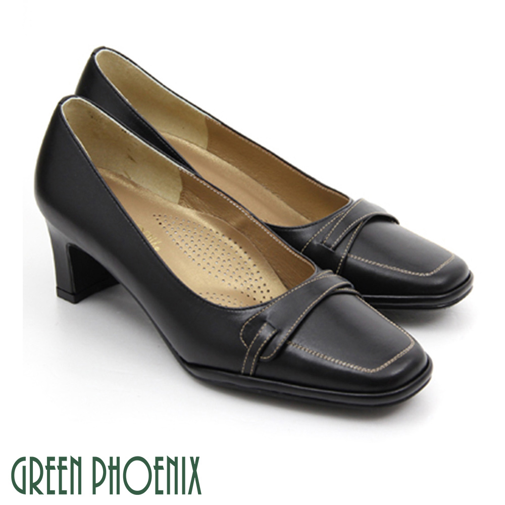 【GREEN PHOENIX】OL通勤氣質必備款~簡約氣墊高跟鞋