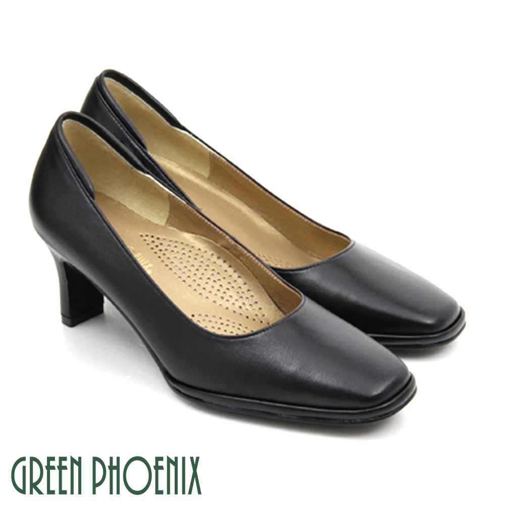 【GREEN PHOENIX】OL通勤穿搭必備款~素面高跟鞋