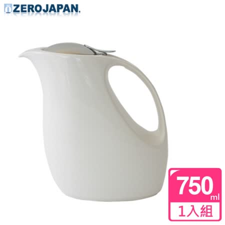 【ZERO JAPAN】企鵝冷熱陶瓷壺(白) 750cc