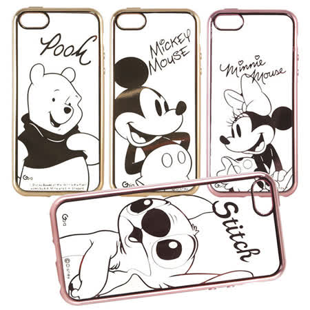 【Disney 】iPhone 6 /6s 時尚質感電鍍系列彩繪保護套-人物系列