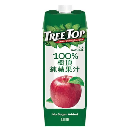 《TreeTop》樹頂蘋果汁1000mlx10入