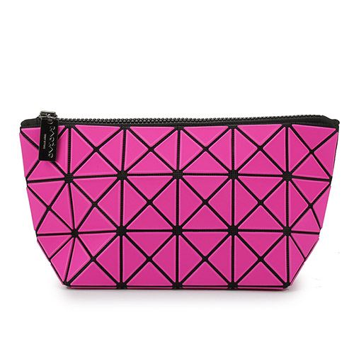 ISSEY MIYAKE 三宅一生BAOBAO霧面方格3x6萬用包-粉