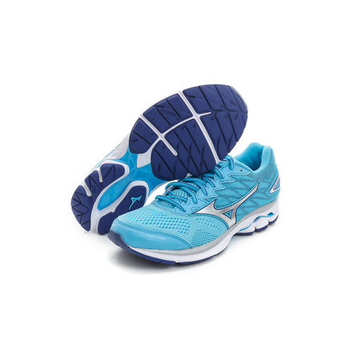 MIZUNO 美津濃 女鞋 慢跑鞋 水藍銀 J1GD170603
