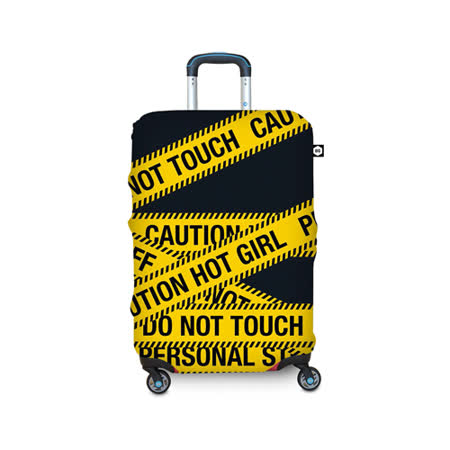 【BG Berlin】行李箱套-黃色警示 M (適用22-24吋行李箱)