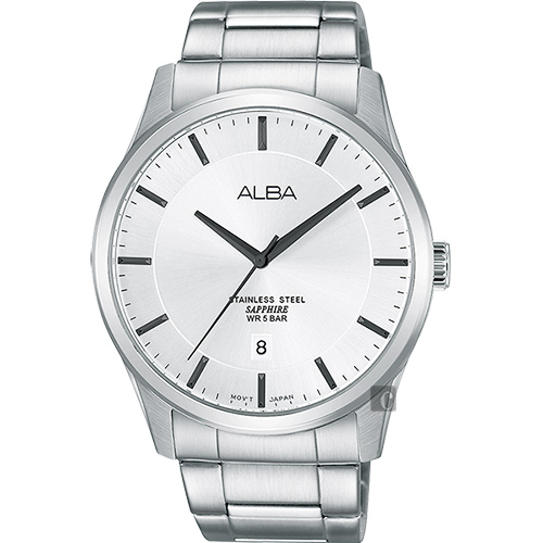 ALBA 時尚東京石英腕錶-銀/40mm VJ42-X211S(AS9C95X1)