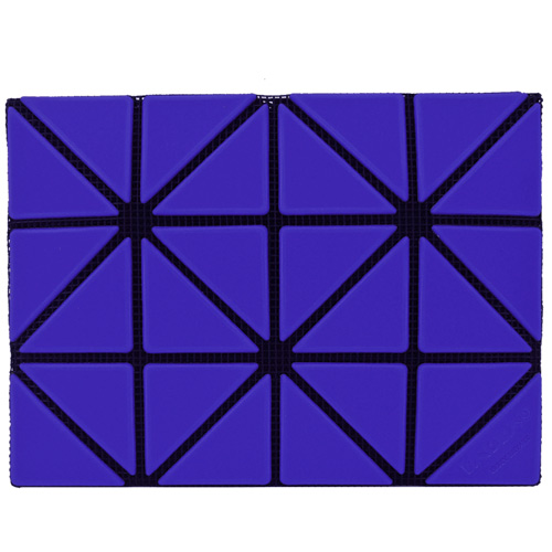 ISSEY MIYAKE 三宅一生 BAOBAO霧面3x4名片夾(藍紫)