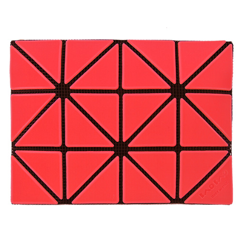 ISSEY MIYAKE 三宅一生 BAOBAO霧面3x4名片夾(橘紅)