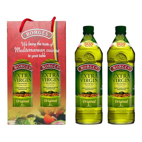 【百格仕】西班牙原裝進口原味橄欖油1L二入