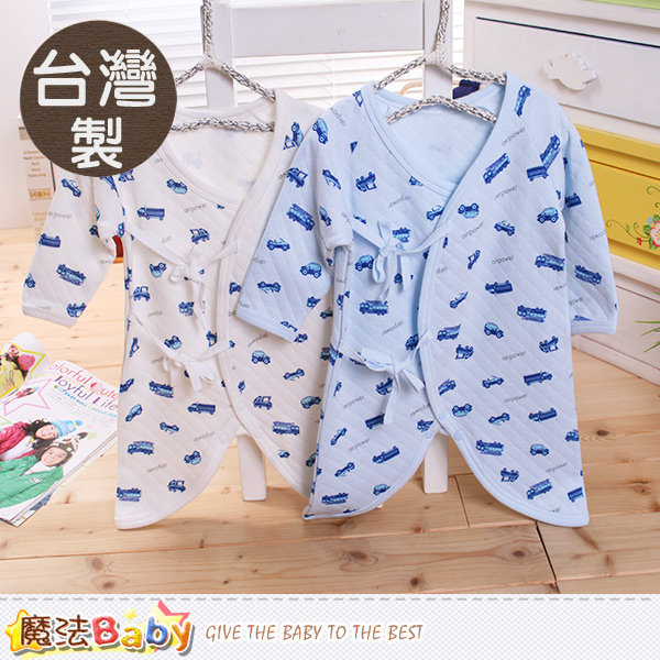 魔法Baby 嬰兒蝴蝶裝 台灣製秋冬三層棉厚保暖護手包屁衣 k60295