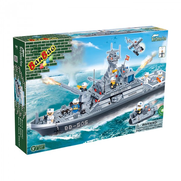 【BanBao 積木】戰爭系列-兩棲登陸艦 8413