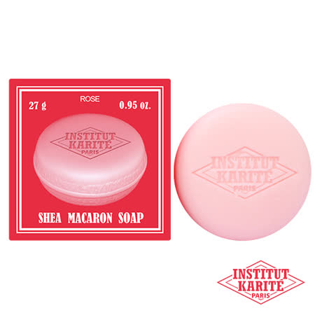 Institut Karite Paris 巴黎乳油木玫瑰馬卡龍香氛皂 27g