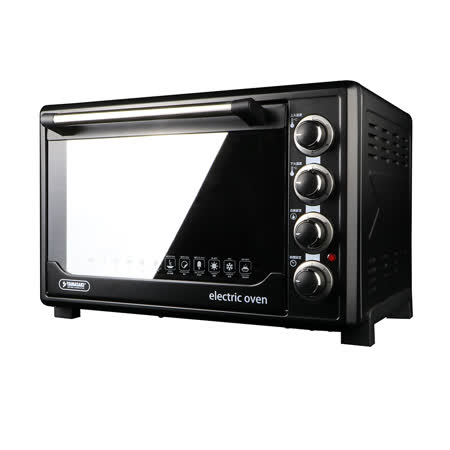 山崎45L黑色面框不鏽鋼三溫控烘焙全能電烤箱 SK-4590RHS(贈方型烤網)