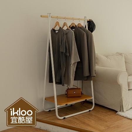 【ikloo】日系A字型掛衣架/吊衣架