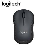 【logitech 羅技】M221 靜音滑鼠 黑