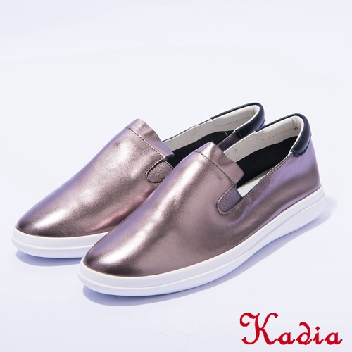 kadia.素面牛皮休閒鞋(古銅色)