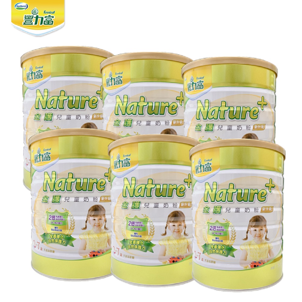 豐力富 Nature+ 3-7歲兒童奶粉1500g x6罐