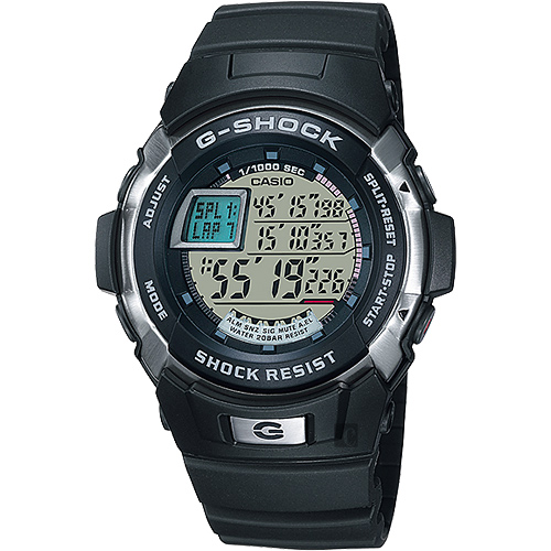 CASIO 卡西歐 G-SHOCK 極限賽車腕錶-黑 G-7700-1HDR