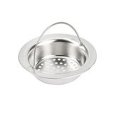 【PUSH!】外徑11CM內徑8CM深度2.5CM 提籃式不鏽鋼流理台水槽濾網(HD1011)