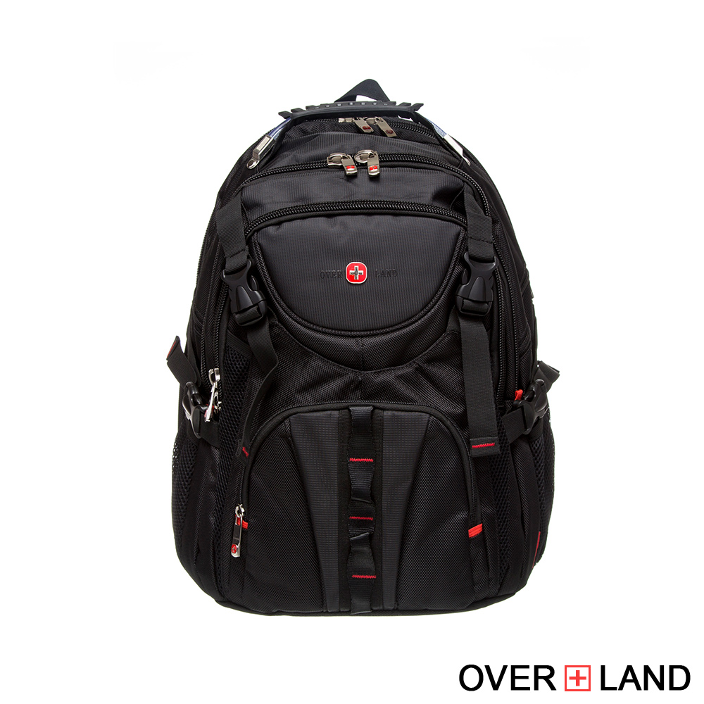 【OVERLAND】美式十字軍 - 率性雙拉鍊後背包/多功能背包 - 2572