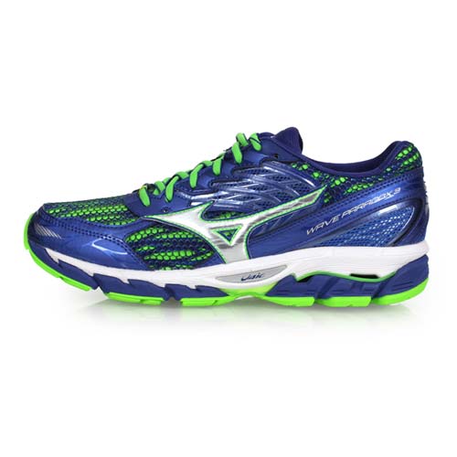 (男) MIZUNO WAVE PARADOX 3 慢跑鞋-路跑 健身 美津濃 藍綠