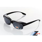 【視鼎Z-POLS輕量款】半框包覆式舒適設計 抗UV400頂級Polarized寶麗來偏光眼鏡，新上市！ 質感霧黑款