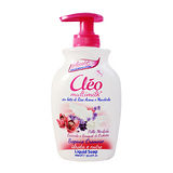 Cleo 輕柔雙效香氛液體皂-薰衣草與蘭花 300ml