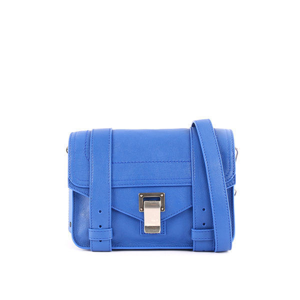 【PROENZA SCHOULER】mini cross-body斜背包(銀釦)(孟菲斯藍)